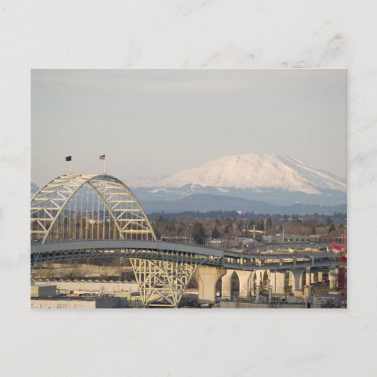 St Helens & Fremont Bridge Postkarten (Vorderseite)