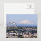 St Helens & Fremont Bridge Postkarten (Vorne/Hinten)