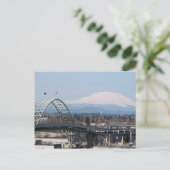 St Helens & Fremont Bridge Postkarten (Stehend Vorderseite)