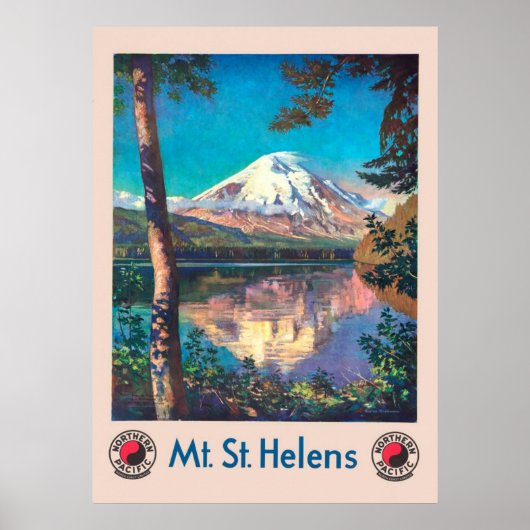 St. Helens, für den Nordpazifik Vintag Poster (Vorne)