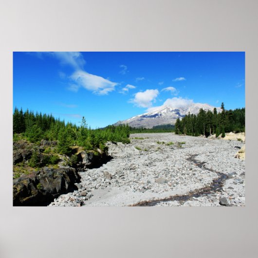St Helens, Landschaftsfotografie, Seattle Poster (Vorne)