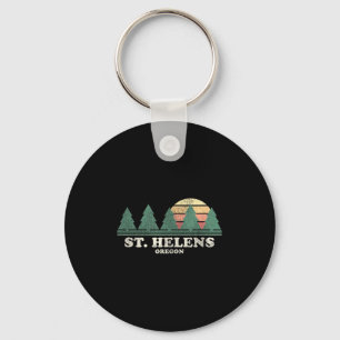 St. Helens Or Vintage Throwback T-Shirt Retro 70er Schlüsselanhänger