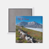 St. Helens Spring Magnet (Vorderseite/Rückseite)