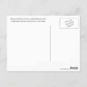 St Helens Vulkan und Coldwater Lake Travel Postkarte (Rückseite)