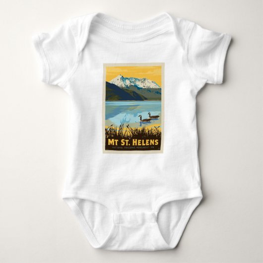 St. Helens | Washington Baby Strampler (Vorderseite)