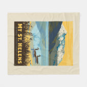 St. Helens | Washington Fleecedecke (Vorderseite (Horizontal))