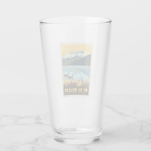 St. Helens | Washington Glas (Rückseite)
