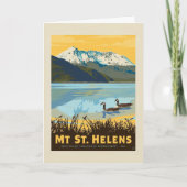 St. Helens | Washington Karte (Vorderseite)