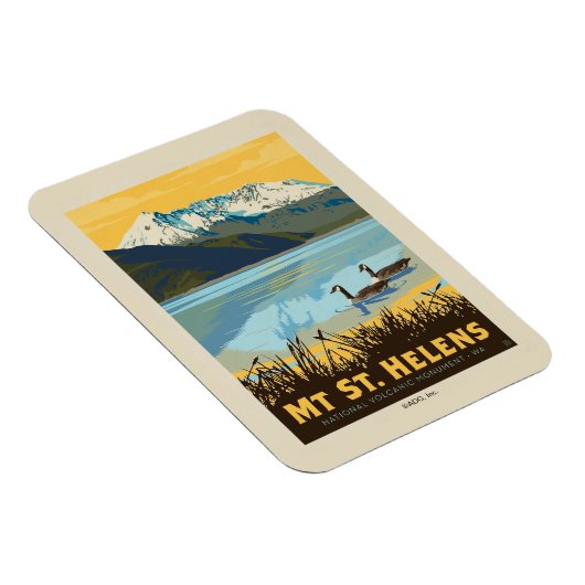 St. Helens | Washington Magnet (Rechte Seite)