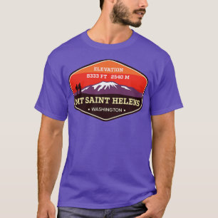 St Helens Washington Mountain Abzeichen T-Shirt