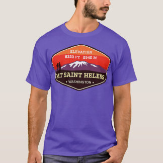 St Helens Washington Mountain Abzeichen T-Shirt