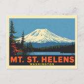 St. Helens Washington Postkarte (Vorderseite)
