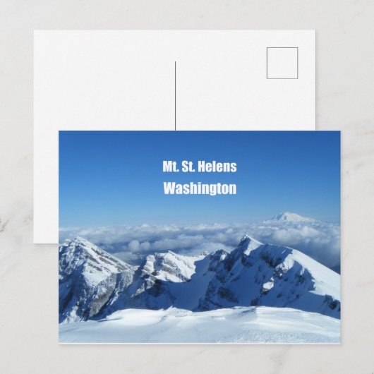 St. Helens, Washington Postkarte (Vorne/Hinten)