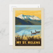 St. Helens | Washington Postkarte (Vorne/Hinten)