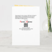 St Henry II, Kaiser (BBS 10) Leere 5"x7" Gruß Karte (Rückseite)