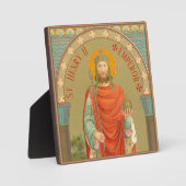 St Henry II, Kaiser (BBS 10; Style 2) 5.25"x5.25" Fotoplatte (Vorderseite)
