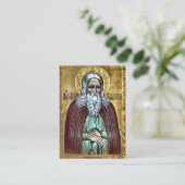 St. Herman of Alaska Gebet Card Platzkarte (Stehend Vorderseite)