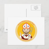 St. Hilary of Poitiers Postkarte (Vorne/Hinten)
