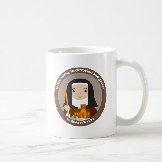 St. Hilda von Whitby Kaffeetasse (Rechts)