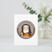 St. Hilda von Whitby Postkarte (Stehend Vorderseite)