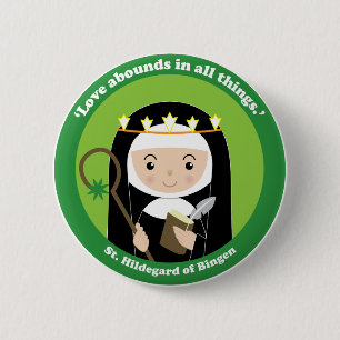 St. Hildegard Button
