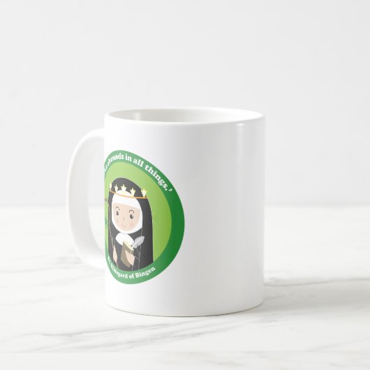 St. Hildegard Kaffeetasse (Vorderseite Links)