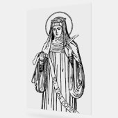 St. Hildegard of Bingen Doktor der Kirche Acrylschild (Winkel)