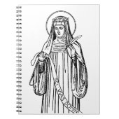 St. Hildegard of Bingen Doktor der Kirche Notizblock (Vorderseite)