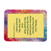 St. Hildegard of Bingen Quote Magnet (Horizontal)