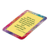 St. Hildegard of Bingen Quote Magnet (Linke Seite)