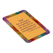 St. Hildegard of Bingen Quote Magnet (Rechte Seite)