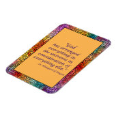 St. Hildegard of Bingen Quote Magnet (Linke Seite)