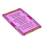 St. Hildegard of Bingen Quote Magnet (Rechte Seite)