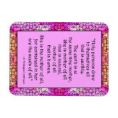 St. Hildegard of Bingen Quote Magnet (Horizontal)