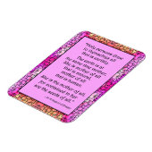 St. Hildegard of Bingen Quote Magnet (Linke Seite)