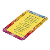 St. Hildegard of Bingen Quote Magnet (Linke Seite)