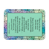 St. Hildegard of Bingen Quote Magnet (Horizontal)