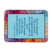St. Hildegard of Bingen Quote Magnet (Horizontal)