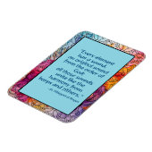 St. Hildegard of Bingen Quote Magnet (Linke Seite)