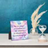 St Hildegard of Bingen Quote Plaque w/Easel Fotoplatte (InSitu)