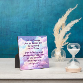 St Hildegard of Bingen Quote Plaque w/Easel Fotoplatte