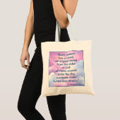 St. Hildegard of Bingen Quote Tote Bag Tragetasche (Vorderseite (Produkt))