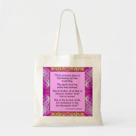 St. Hildegard of Bingen Quote Tote Bag Tragetasche