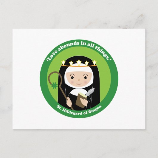 St. Hildegard Postkarte (Vorderseite)