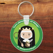 St. Hildegard Schlüsselanhänger (Vorderseite)
