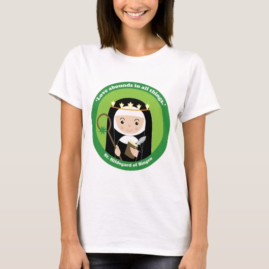 St. Hildegard T-Shirt (Vorderseite)