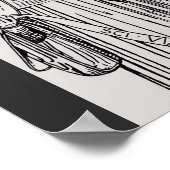 St. Hildegard von Bingen Benediktinerkatzen Poster (Ecke)