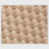 St. Holländer Sinterklaas des Nicks Tagesauf dem Geschenkpapier (Flach)