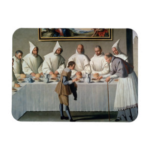 St. Hugh of Cluny (1024-1109) im Refektorium von Magnet