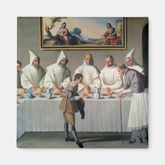 St. Hugh of Cluny (1024-1109) im Refektorium von Magnet (Vorne)